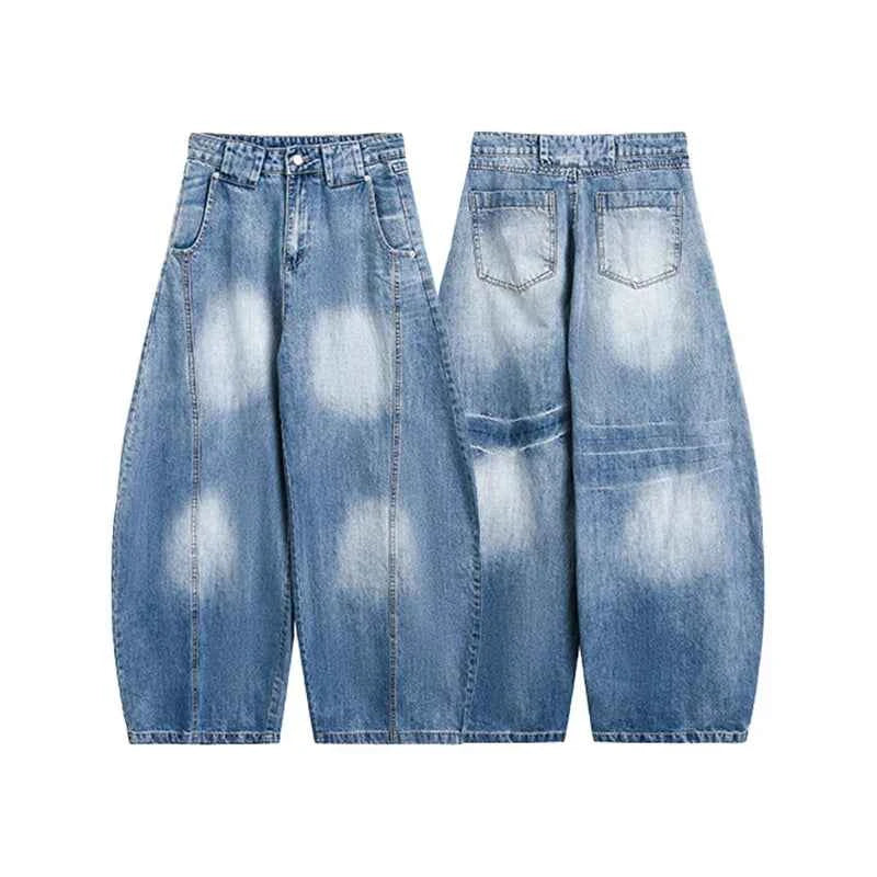 Original Gradient Washed Loose Wide Leg Jeans