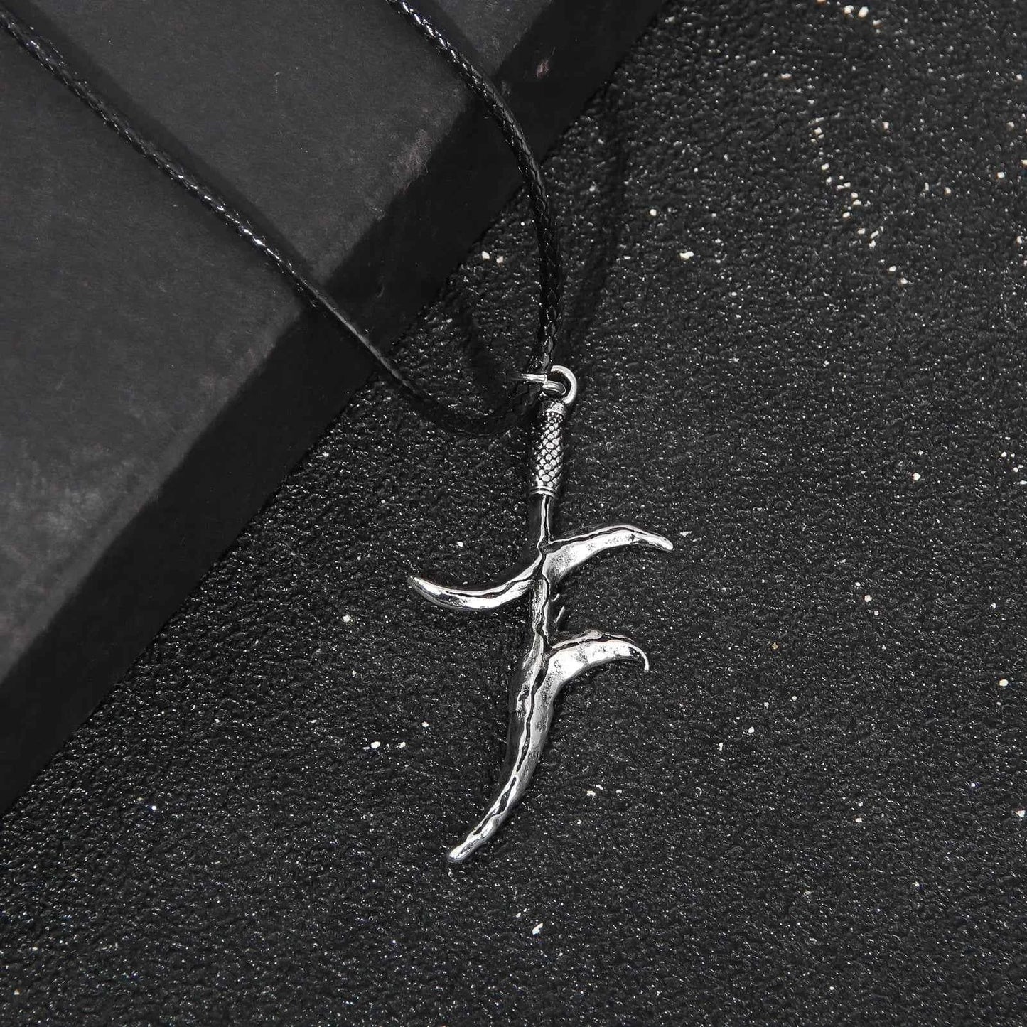 Spectral Steed Black Dagger Necklace