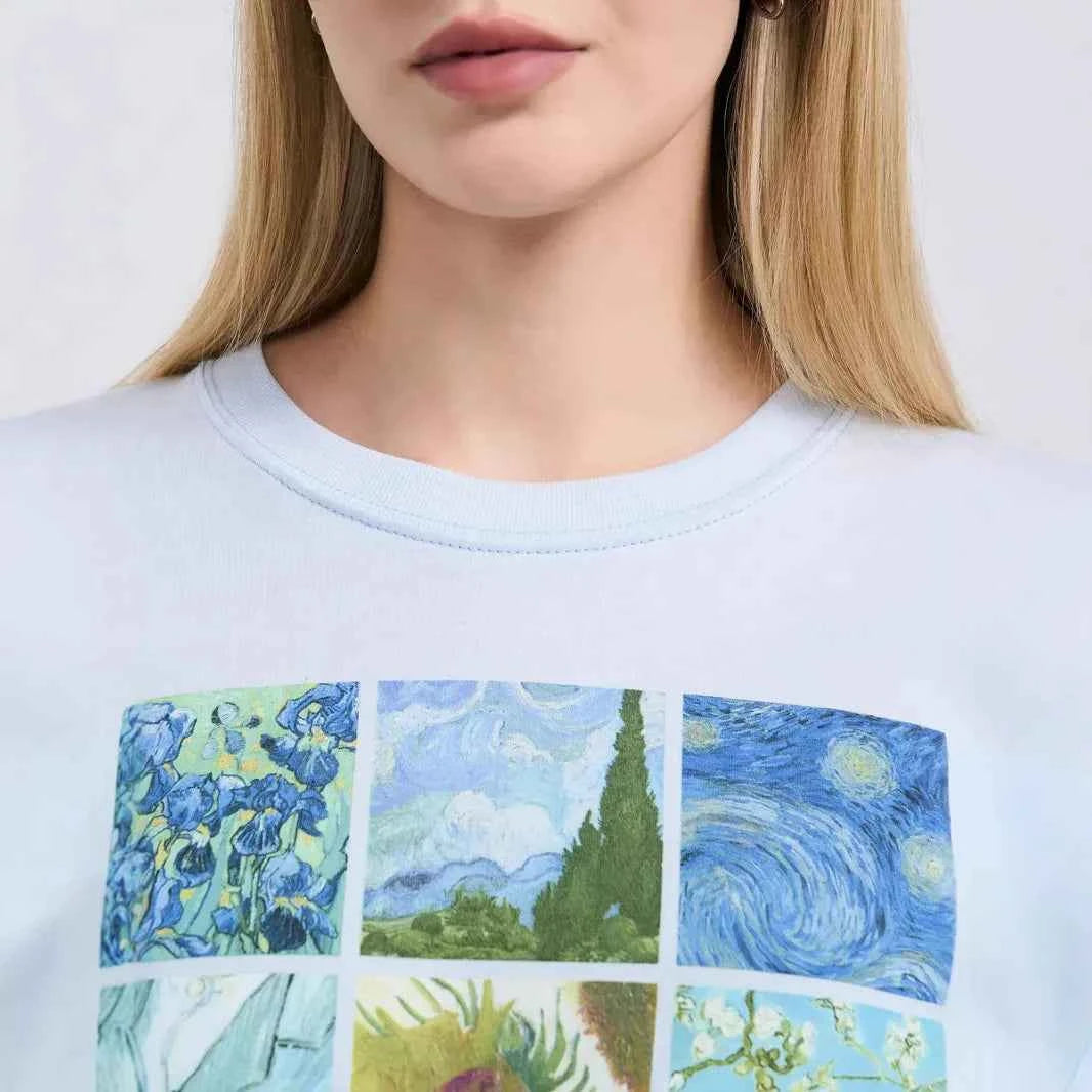 Fresh American Y2K Printed Graphics T-Shirt