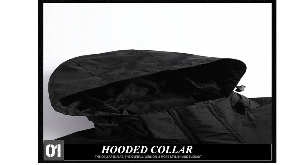 Detachable 'V23' Hooded Ski Jacket