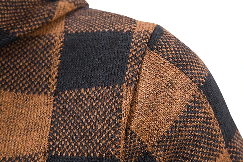 Plaid Chore Zipper Hoodie