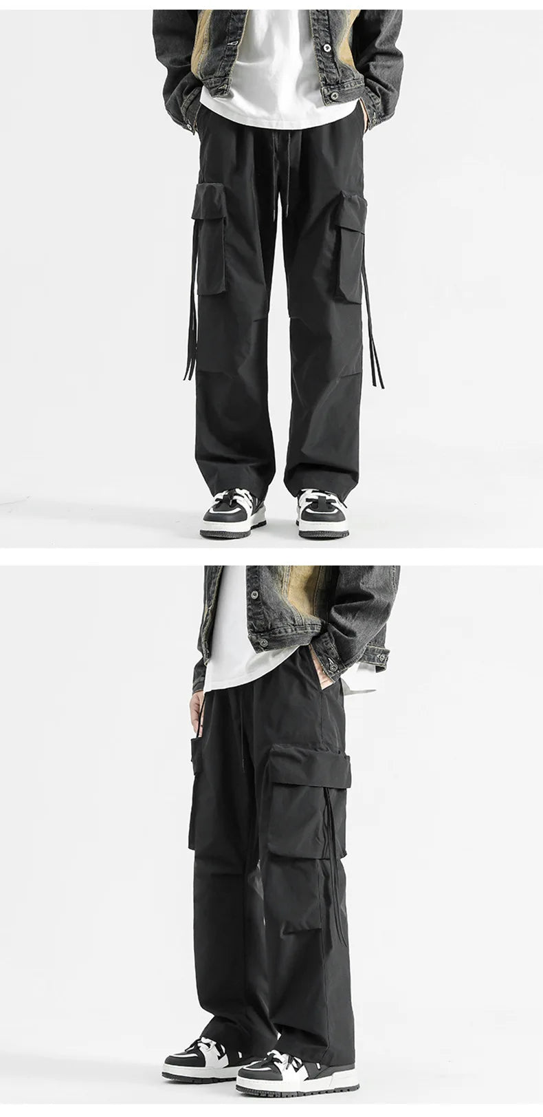 Y2K Streetwear Harem Straight Leg Pants