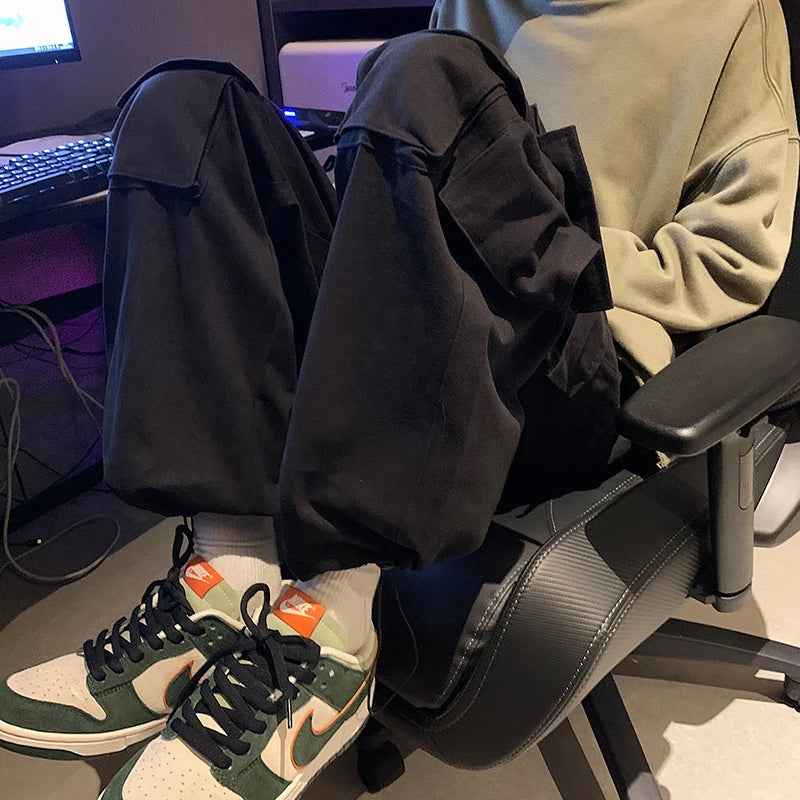 Streetwear Hio Hop Wide Leg Cargo Pants
