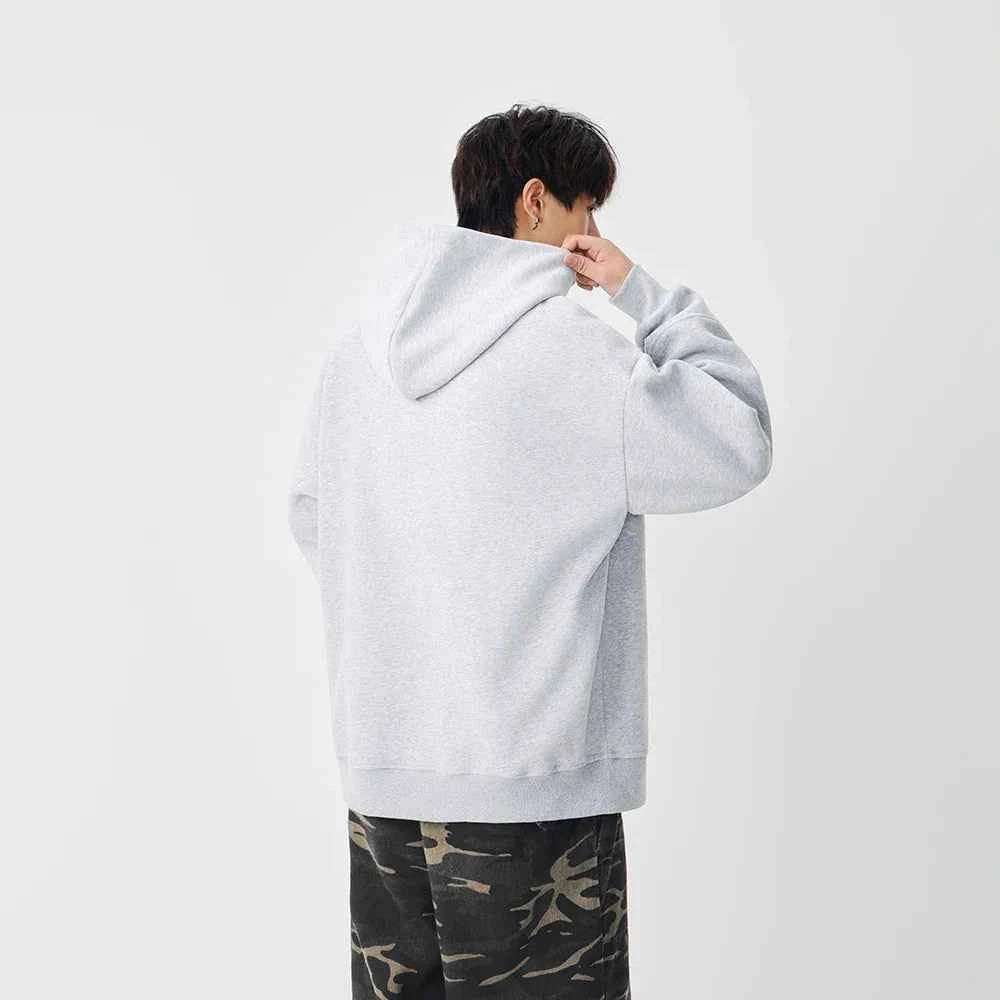 Warm Embroidered Hip Hop Logo Hoodie