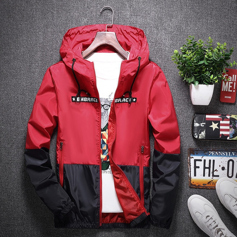 Embrace Two Half Color Jacket