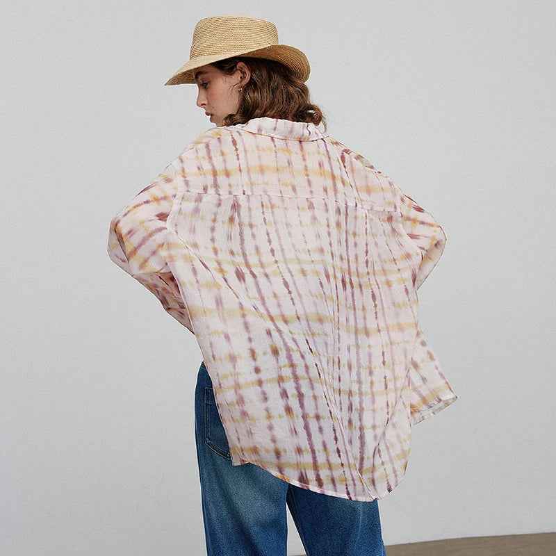 Stylish Short Sleeve Summer Blouse Shirt