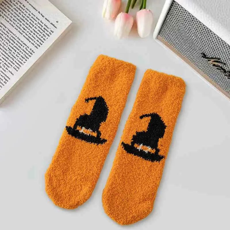 Funny Kawaii Halloween Cartoon Socks