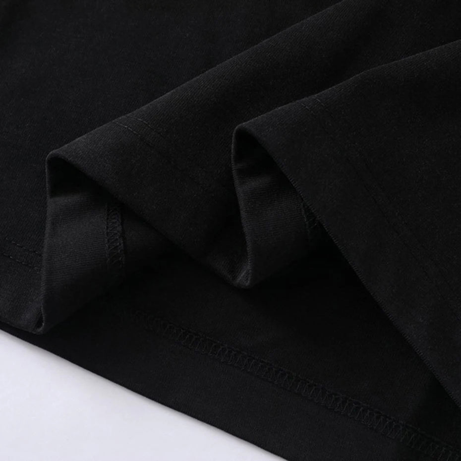 Streetwear Letter Patchwork Oversized T-shirts