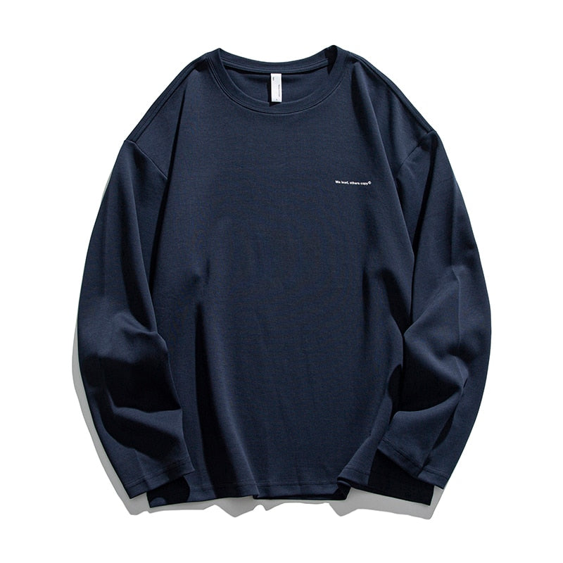 We lead, others copy© Casual Solid Long Sleeve