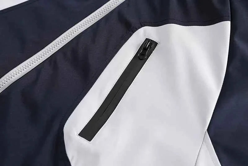 Y2K Oversized Windbreaker Hooded Jacket