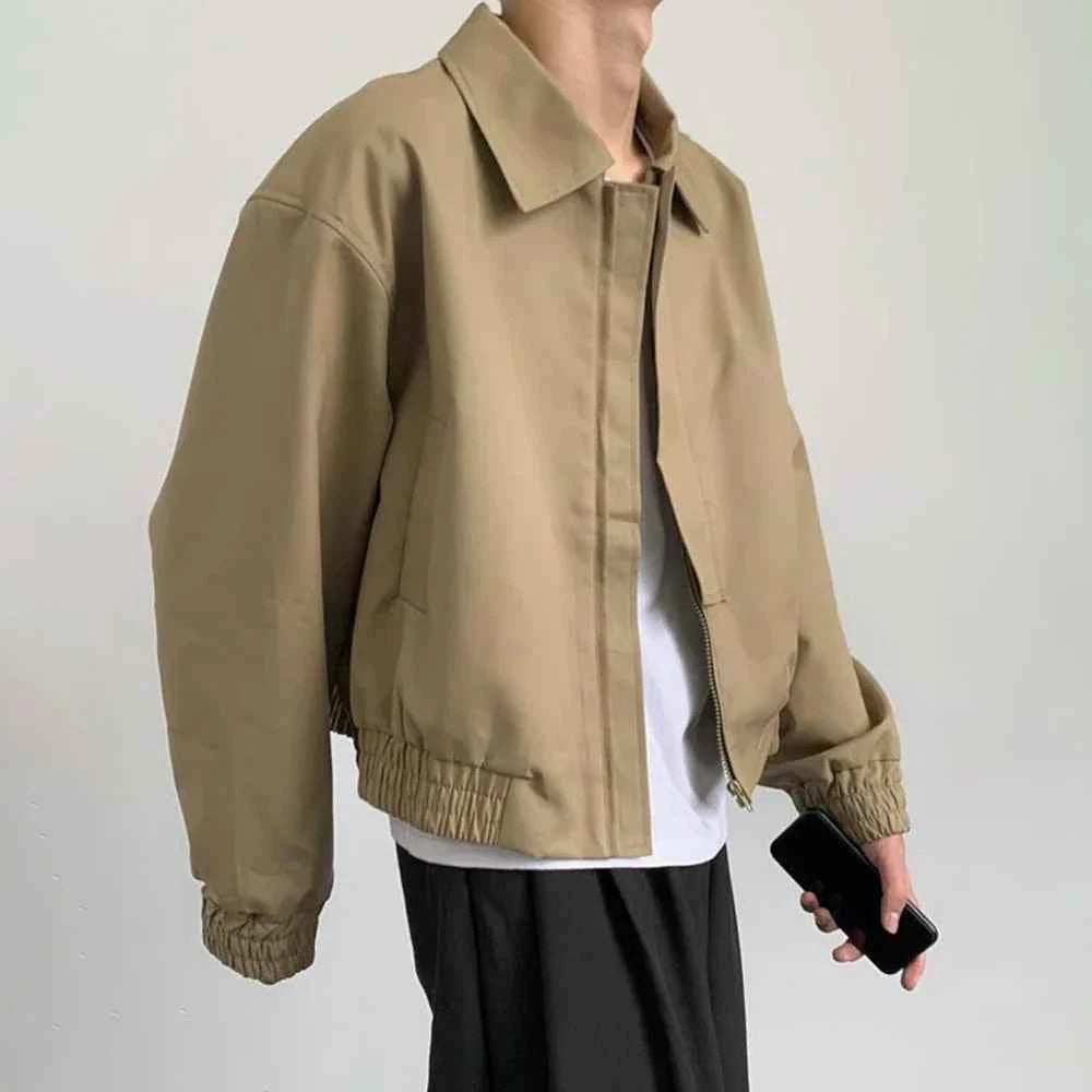 Men Signature British Casual Bomber Jacket