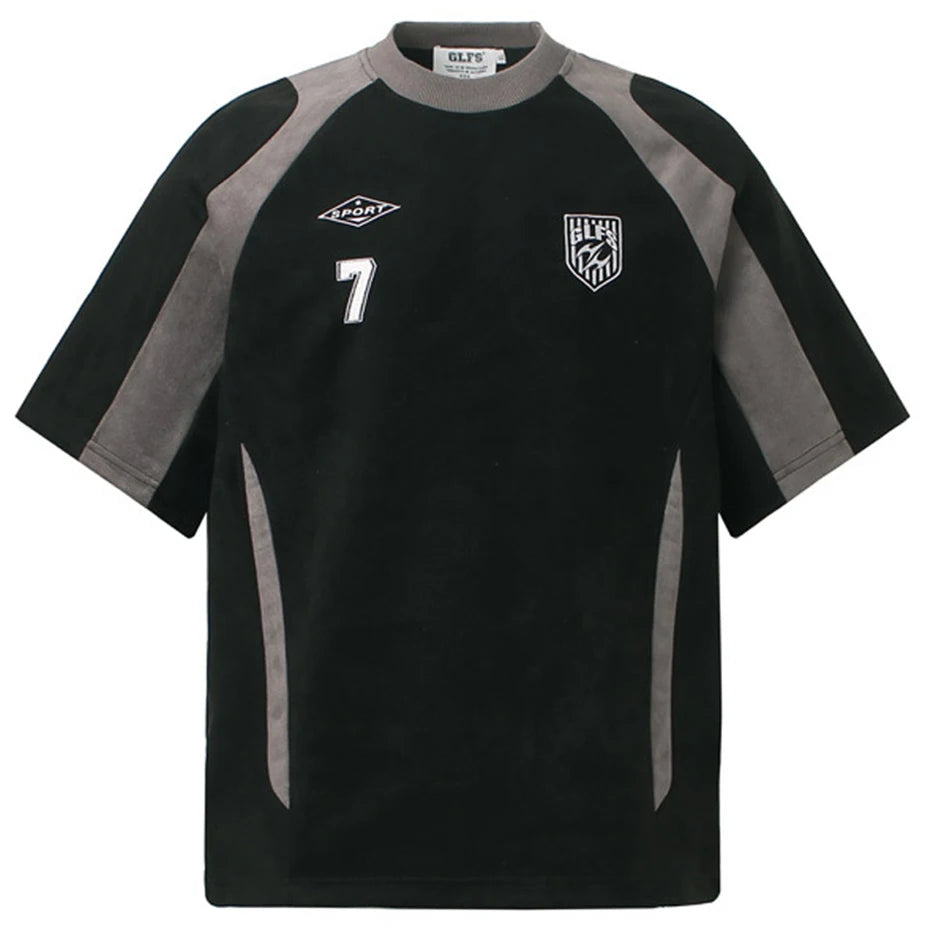 Streetwear Suede Oversized T-shirts