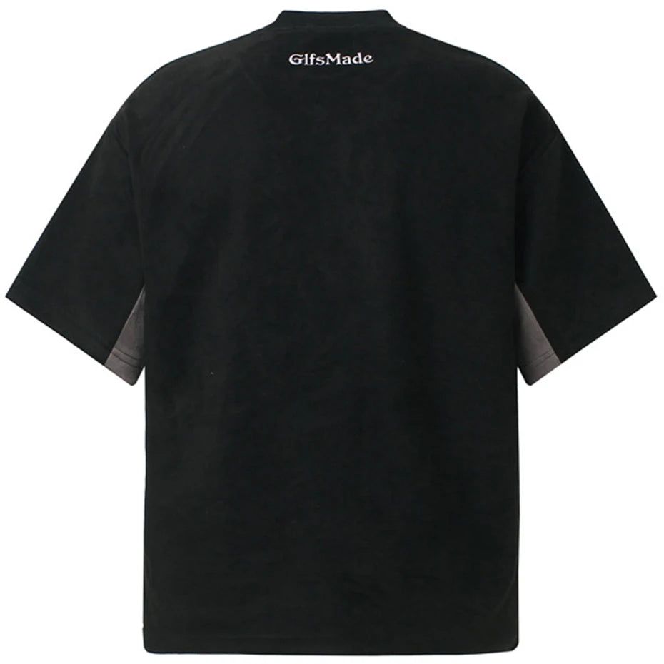 Patchwork Oversized Streetwear T-shirts