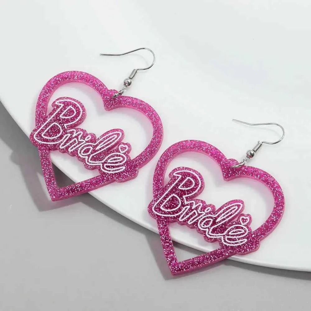 Barbie Glitter Earrings