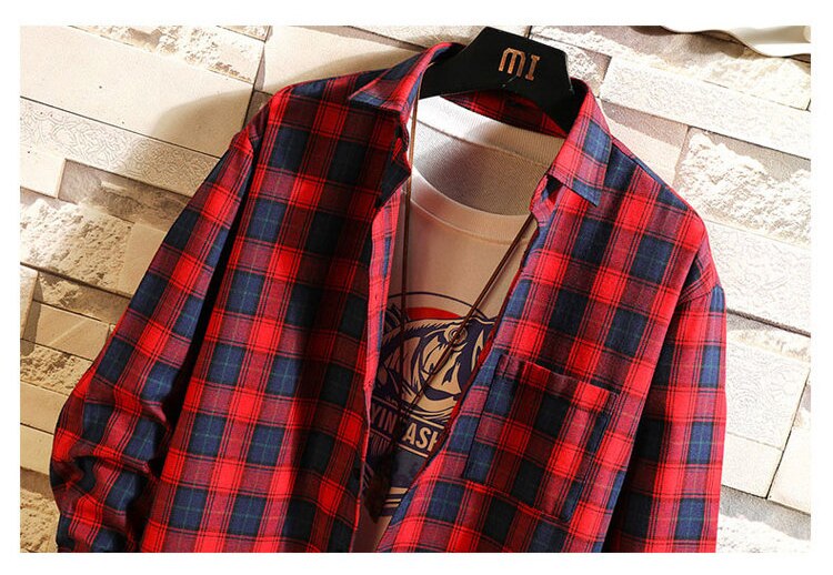 Gingham Pattern Shirt