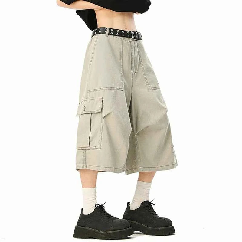 Cloud-Soft Korean Style Casual Cargo Short