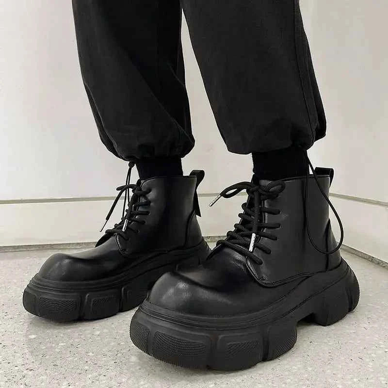 Extra Height Thick Bottom British Classic Shoes