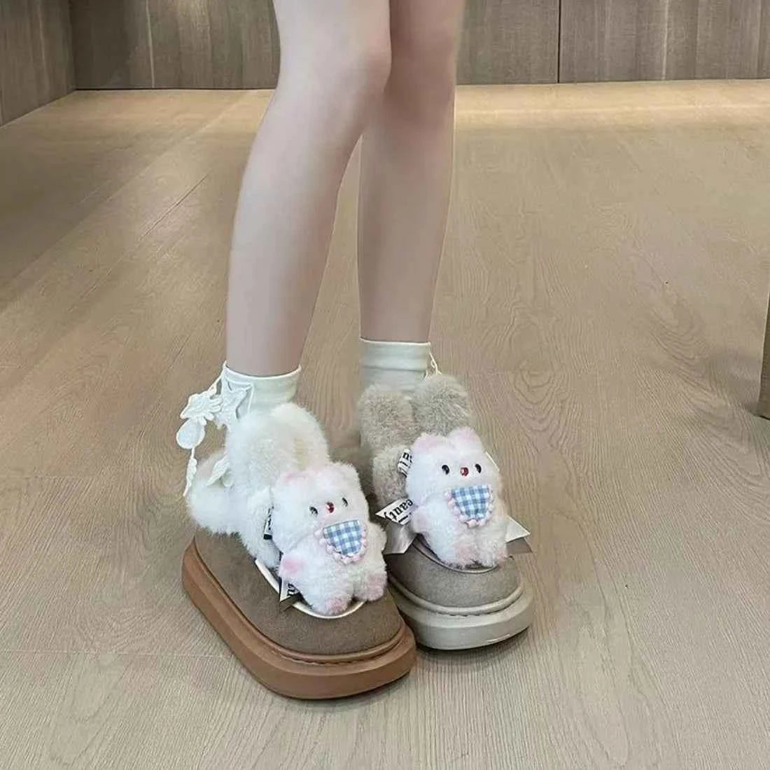Cozy Warm Suede Ankle Shoes