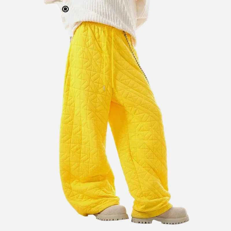 American Style Elastic Waist Dance Sweatpants - Unisex Oversized Baggy Joggers