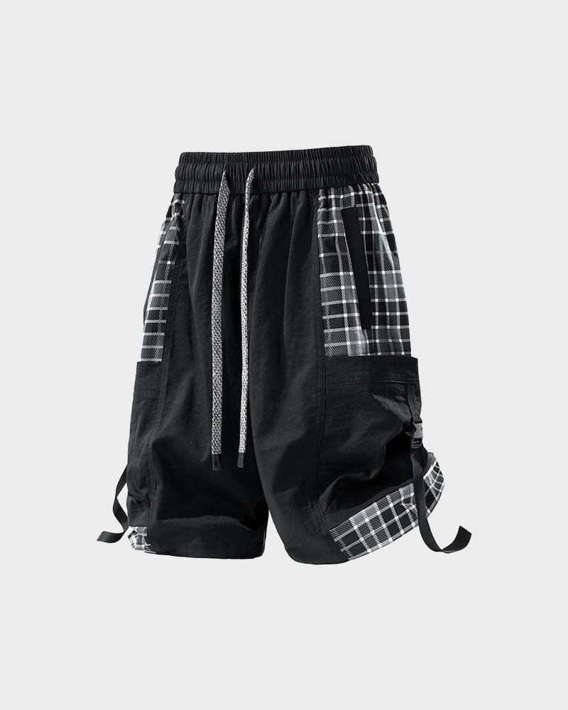 Plaid Cargo Shorts