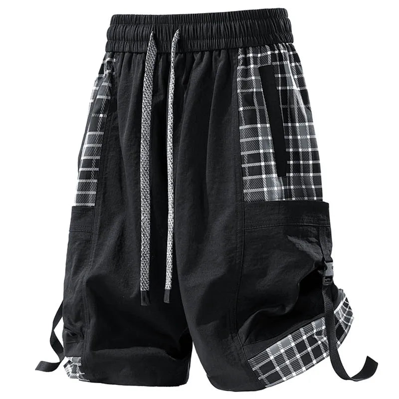 Plaid Cargo Shorts