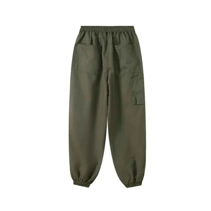 Vintage Casual Drawstring Straight Leg Baggy Jogger