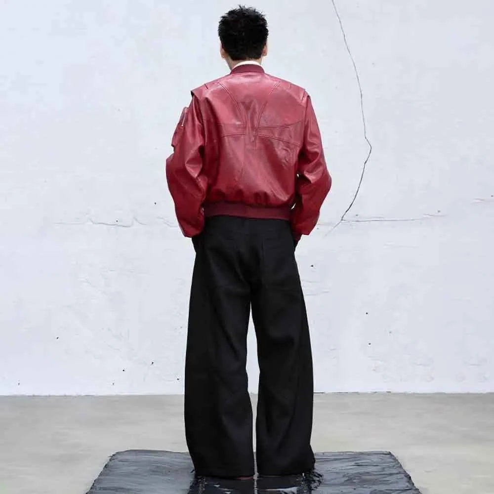 Streetwear American Style Winter Leather Jacket