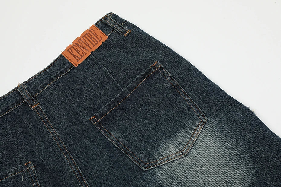 Blue Denim Tassel Star Shorts