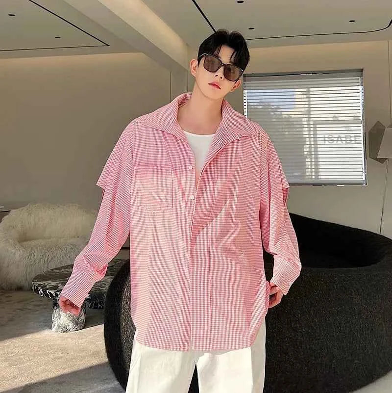 Versatile Oversize Plaid Casual Retro Shirt