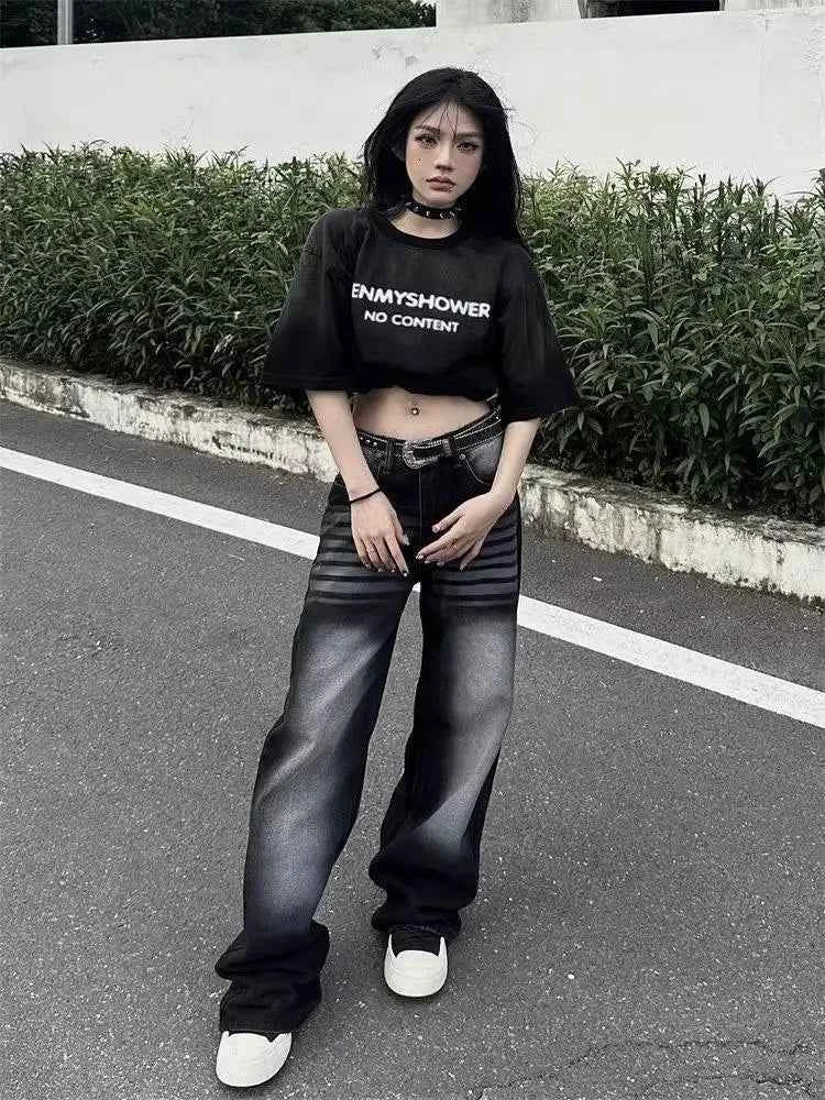 Y2K Streetwear American Style Oversize Wide Leg Jeans