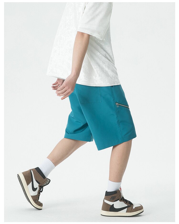 Y2K Centered Zipper Style Shorts