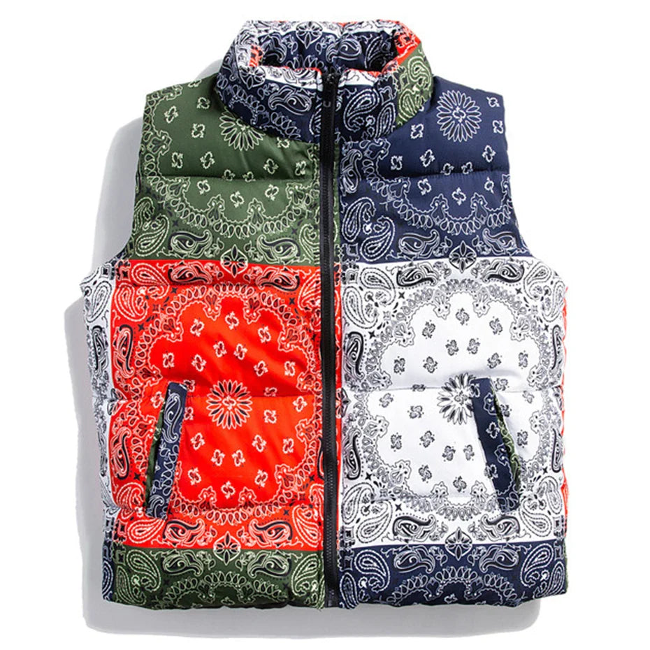 Paisley Padded Gilet