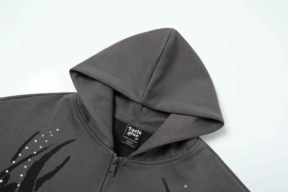 Rhinestone Oversized Hip Hop Diamond Sweatshirt