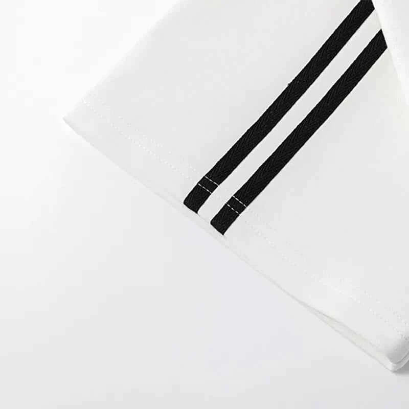 Splicing Printed Casual Short Sleeve T-Shirt