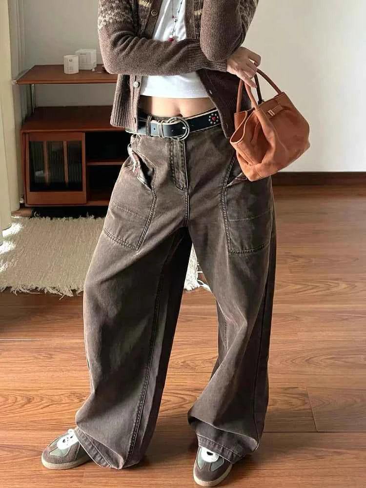 Vintage Maillard Japanese Style Baggy Denim Jeans