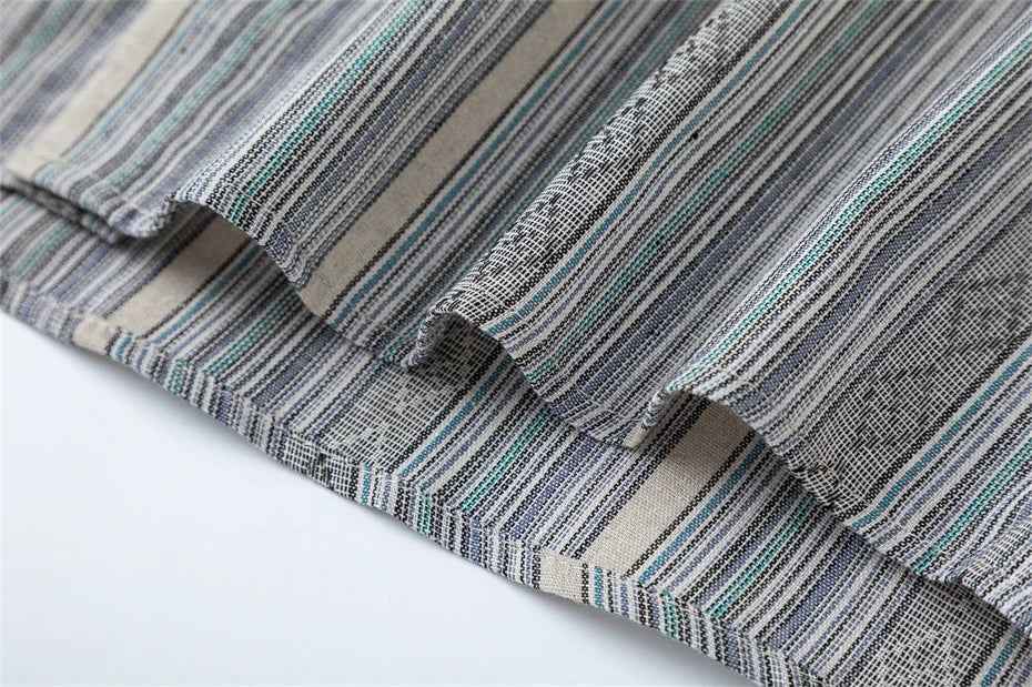 Men Oversized Striped Short Sleeve Argyle Shirt