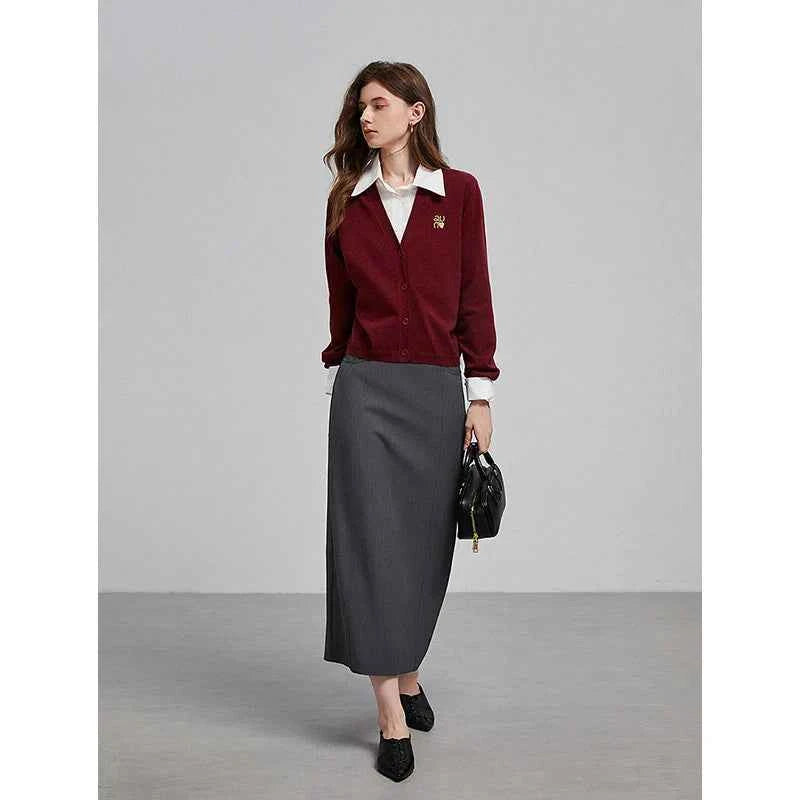 Chic A-Line Umbrella Cardigan