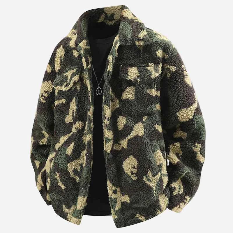 Y2K Thick Warm Windproof Faux Fur Jacket