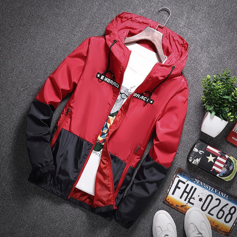 Embrace Two Half Color Jacket