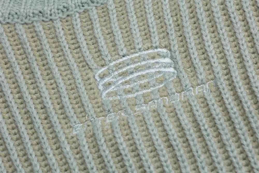 Trendy Hip Hop High Street Ripped Sweater