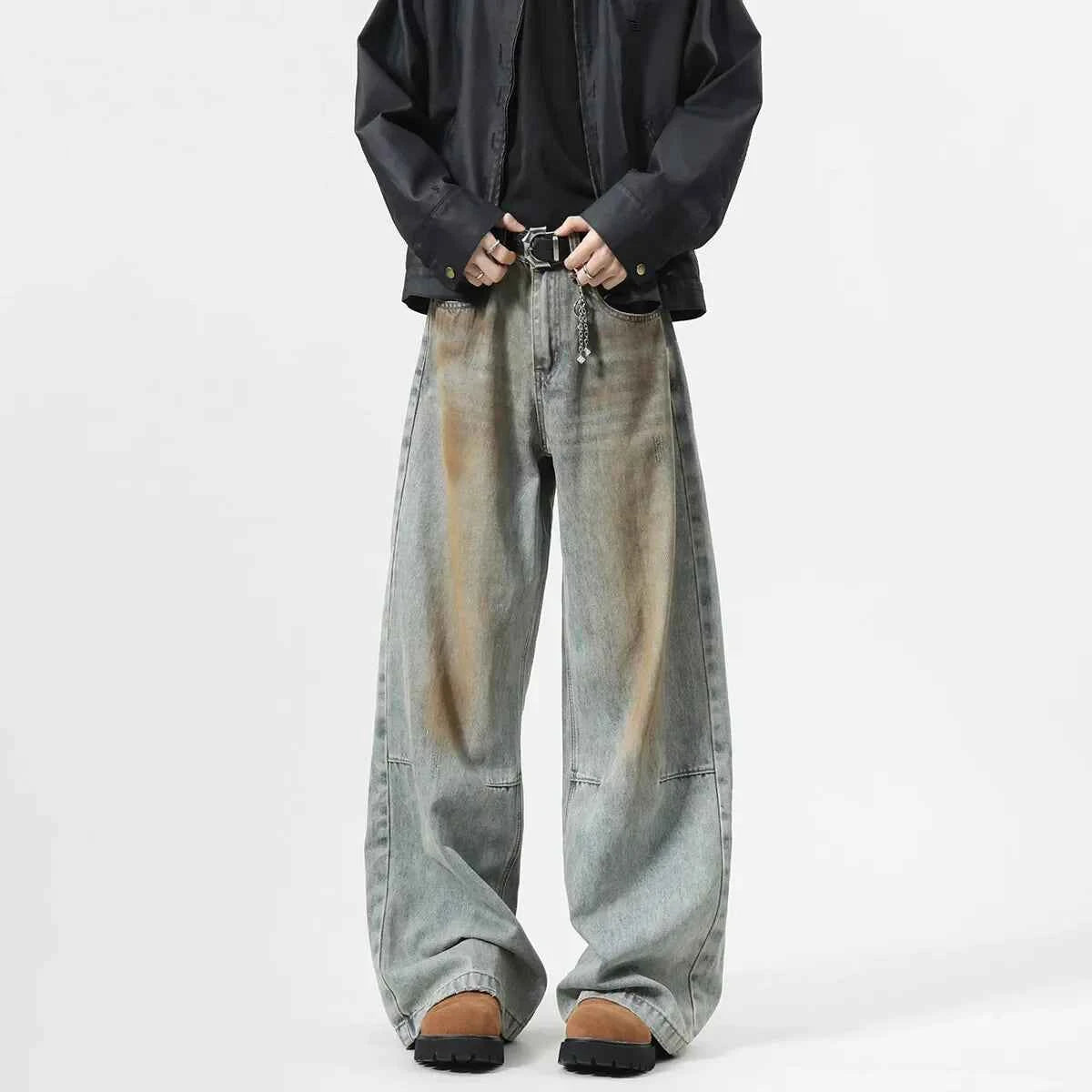 Streetwear Cool Loose Fit Denim Jeans