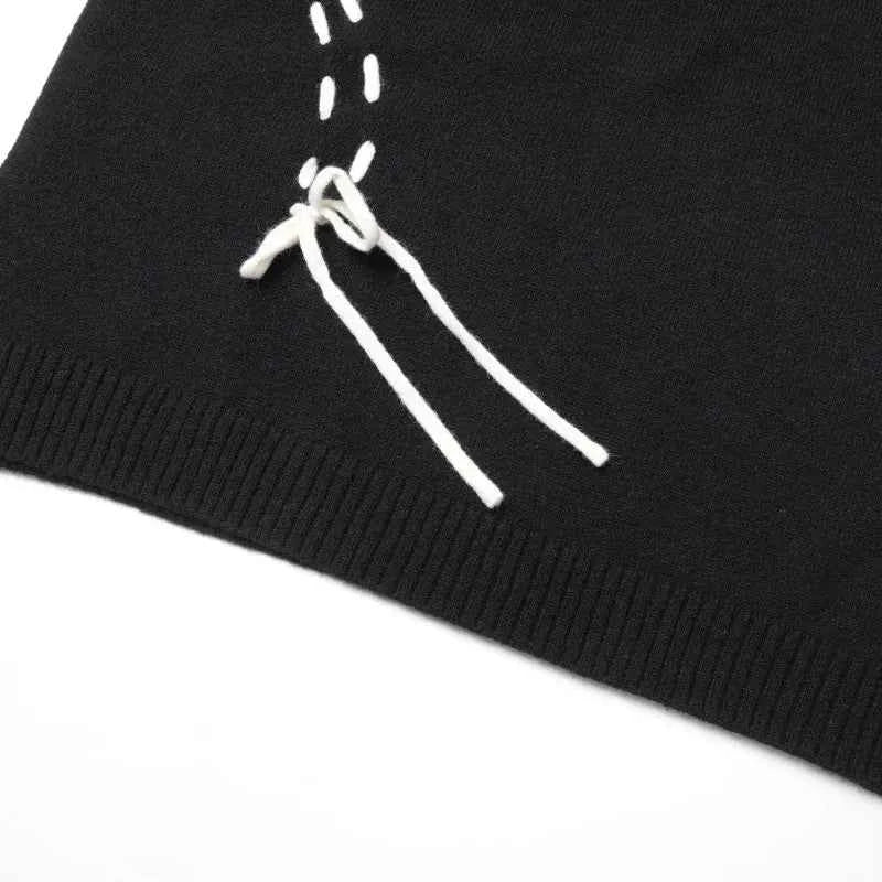 Women Streetwear Oversized Knitted Hip Hop Sweater