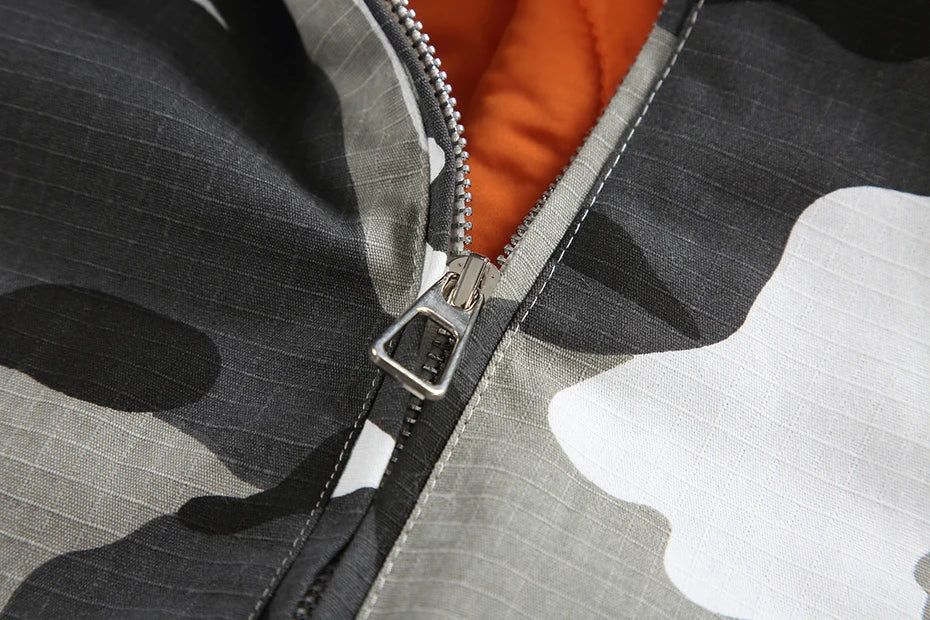 Disruptive Camouflage Elastic Waist Jacket