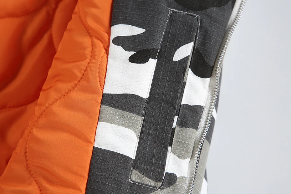 Disruptive Camouflage Elastic Waist Jacket