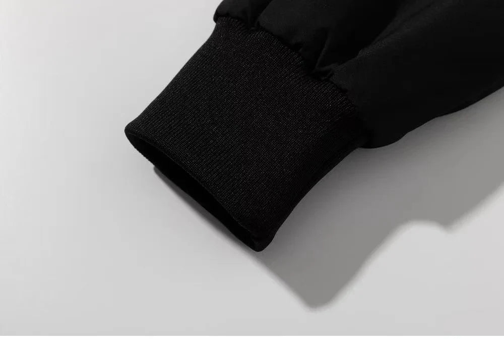 Plain Color With Kangaroo Pocket Jacket