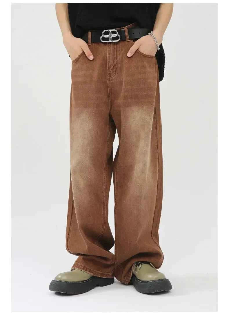 Casual Slim Fit High Waist Wide Jeans