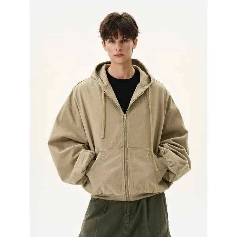 Men Japanese Embroidered Hooded Sweatshirt