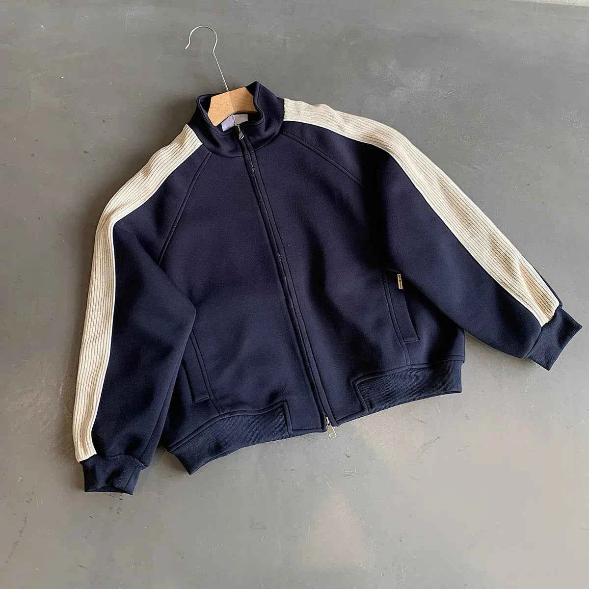 Sportswear Color Block Zip Up Sweatshirt