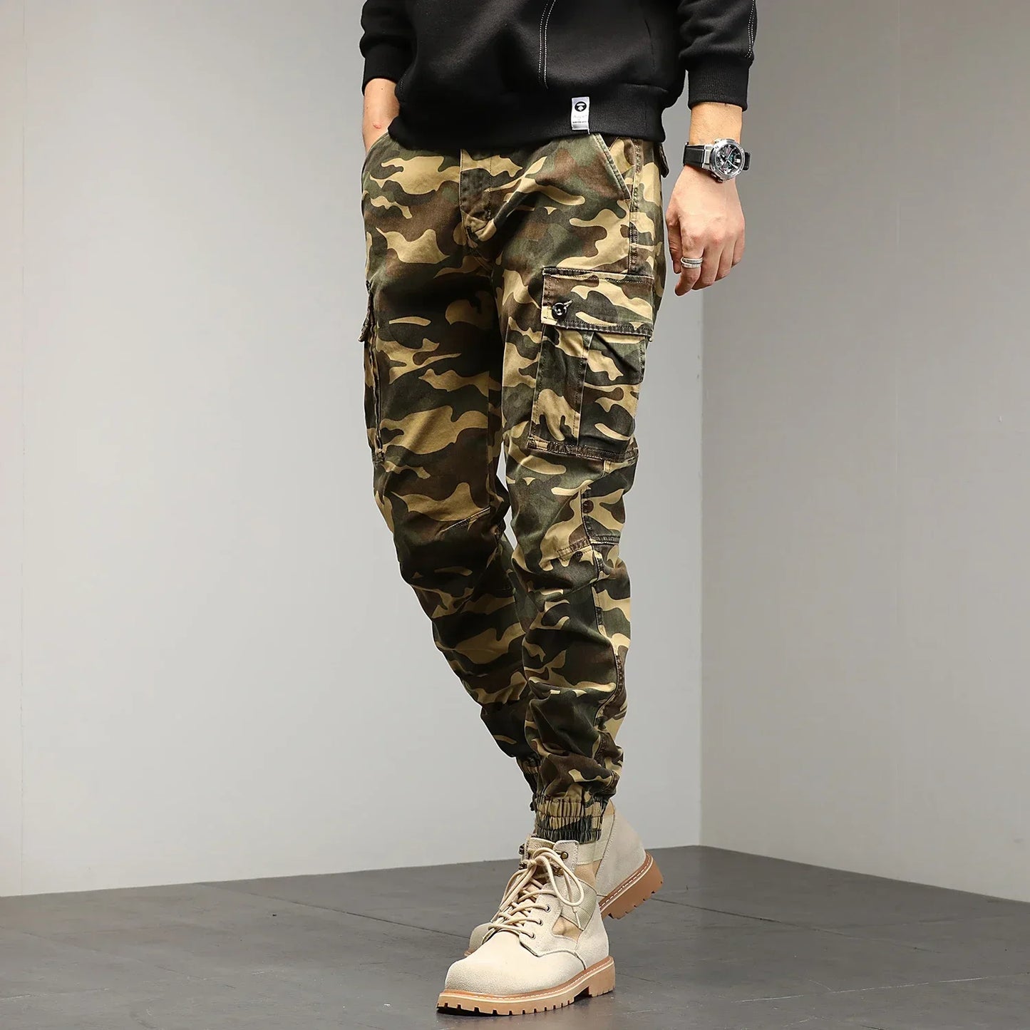 Classic Vector Camouflage Slim Fit Pants