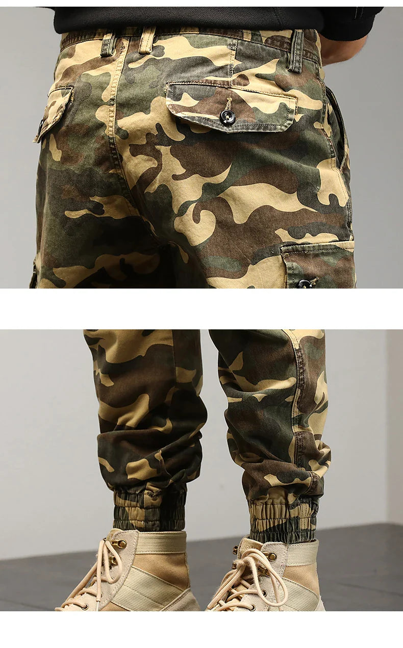 Classic Vector Camouflage Slim Fit Pants